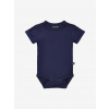 Detské body s krátkym rukávom v bambusovo modrej farbe Dark Navy MINYMO Veľkosť: 74