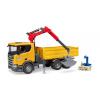 Bruder Nákladné auto SCANIA Super 560R - valník, hydraulická ruka