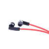 GEMBIRD sluchátka s mikrofonem MHS-EP-OPO pro MP3, plochý kabel, černá Gembird