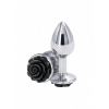 NS Novelties Rear Assets Rose Buttplug Small Black