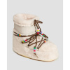 Dámske Béžové Zimné čižmy Moon Boot Resort Icon Low Faux Fur Beads