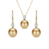 Elegantný set šperkov s perlou južného Pacifiku KLENOTA S0626903