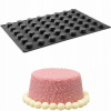 Silikónová forma na pečivové pralinky 570 x 375 mm - mini muffiny
