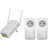 Strong sada 3x Powerline adaptérov WF 600 TRI FR/ Powerline 600 Mbit/s/ Wi-Fi 300 Mbit/s/ 2x LAN/ biela PLWF600TRIFR