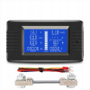AMPÉRMETER PANELOVÝ VOLTMETER 200A 260V NAPÄTIE JEDNOSMERNÉHO PRÚDU DC LCD