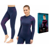 Sada Brubeck Dry / Termoactive Clothing pre cestovný ruch Purple, Navy Blue S. (Brubeck Dry Thermoaktive Turistické spodné prádlo -s)