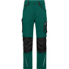 James & Nicholson Kalhoty JN 1832 (25-28) Modern Style Strong do pasu COT02132S830l2-dark green/ 27 Zelená tmavá/černá