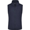 James & Nicholson | JN 48, Dámska mikrofleecová vesta, modrá navy, XXL