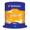 VERBATIM DVD-R(100-Pack)Spindl/MattSlvr/16x/4.7GB