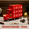 LED adventný kalendár auto na baterky