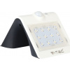 Nástenná lampa V-TAC Solárna nástenná LED lampa s pohybovým senzorom VT-767 1,5W 220lm Biela/Čierna IP65 8276