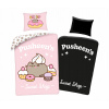 Halantex bavlna obliečky so svetielkujúcim efektom Cukráreň mačičky Pusheen - 100% bavlna - 70x90 140x200