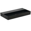 Ideal Standard Solos - Nábytkové umývadlo 1015x515 mm na 1-otvorovú batériu, bez prepadu, čierna lesklá T5369V2