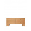 Ferm Living Komoda Kuben 2x2 – prírodná/dub