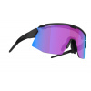 Brýle BLIZ ACTIVE BREEZE SMALL NANO OPTICS Matt Black w Nordic Light Begonia - Violet w Blue Multi + Brown w Silver Mirror 52212-14N