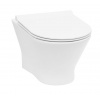 Roca NEXO WC závesná misa RimFree 53,5 x 36 cm so sedátkom A34H64L000