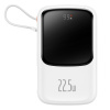 Powerbank Baseus Qpow Pro 10000mAh s káblom typu C (PPQD060102) 22,5W biela