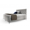 Wilsondo Čalúnená boxspring manželská posteľ s matracom Guliette 180x200 - sivá