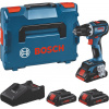 Bosch GSR 18V-90 C Profesionálny akumulátorový vŕtací skrutkovač 18 V 64 Nm ( 0615A5002R ) + 3x akumulátor ProCORE 4,0 Ah + nabíjačka + L-Box