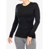 Funkčné tričko Icebreaker 200 Oasis L/S Crewe - black/black