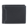 Pánska kožená peňaženka Poyem 5205 čierna