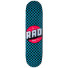 Rad Checker - Black/Turquoise 7.75