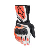 rukavice SP-8, ALPINESTARS (bílé/červené fluo/černé, vel. L) M120-685-L