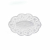 Wimex Dekoračná krajka (PAP) oválna biela 22 x 15 cm