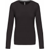 KARIBAN VINTAGE K383 / Dámske tričko s dlhým rukávom - dark grey XXXL