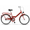 Mestsky bicykel - Skladanie bicyklov 24 kands laguna skladacia červená (Skladanie bicyklov 24 kands laguna skladacia červená)