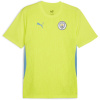 Puma Manchester City FC Training Shirt 2024 2025 Adults Yellow S