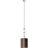 Závesná lampa Zoe S hnedá