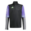 adidas F50 Training Top Juniors Black/Purple 13 Years