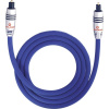 Toslink audio prepojovací kábel [1x Toslink zástrčka (ODT) - 1x Toslink zástrčka (ODT)] 2.00 m modrá Oehlbach XXL® Series 80; 1382