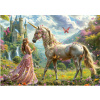 Puzzle Educa 500 dielikov Educa Puzzle 500 dielikov. Víla, jednorožec a motýľ