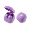 Bezdrôtové slúchadlá Guess 4G Logo Mini TWS Purple