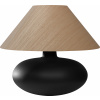 Stolná lampa Sawa Natur nepriehľadný podstavec svetlý dub