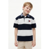 Tommy Hilfiger polo tričko detské bavlnené KB0KB10473.128.176.9BY2 tmavomodrá 128