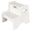 KidKraft Stolček s úložným priestorom Step n' Store White
