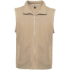 Bellagio unisex flísová vesta, hnedá Sand, XL