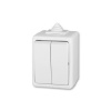 ABB Vypínač dvojitý PRAKTIK IP44 3553-05929 B- Elfetex