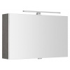 Sapho - CLOE galérka s LED osvetlením, 80x50x18cm, dub strieborný