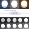 vidaXL Sada toaletného stolíka s LED hnedý dub spracované drevo - Hnedá - 151034-3599