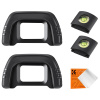 K&F Concept K&F Camera Viewfinder Cap*2pcs+Hot-shoe level*2pcs+Vacuum Cleaning Cloth*1, pre Nikon DK-25 Camera