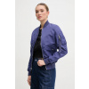 Bunda Alpha Industries MA-1 VF LW dámska, fialová farba, prechodná