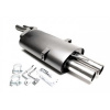 TATechnix športový tlmič výfuku 2x76mm BMW 3 Kabriolet (E46) - 320i+Ci+325i+Ci+330i+Ci