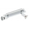 Stropné bodové svietidlo LED Eglo / GU10 / 9 W / 345 lm / IP20 / chróm/biela