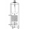ATMOS Akumulačná nádoba , 140 L zásobník TÚV + solár, bez izolácie Typ: 750 L/ solár výmm. 2,3m2