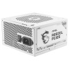 MSI 306-7ZP8A24-CE0 sieťový zdroj pre PC 850 W; MAG A850GL PCIE5 WHITE
