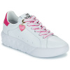 Love Moschino Nízke tenisky FUXIA HEART+GOLD Biela